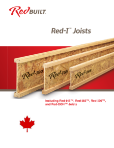 Front page of the Canada Ijoist guide