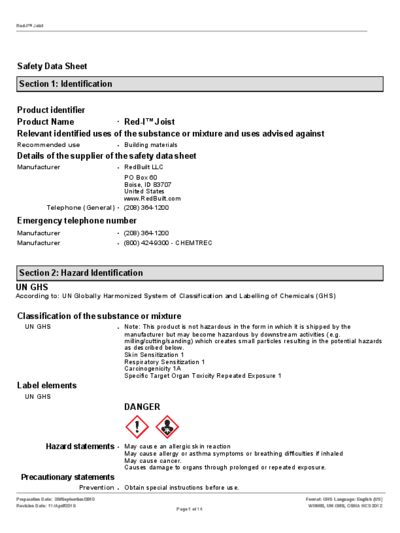 Red-I™ I-Joist (SDS) Thumbnail