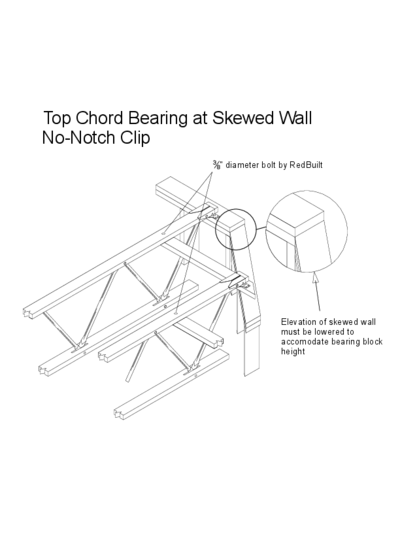 Top Chord Bearing at Skewed Wall (No-Notch Clip) Thumbnail
