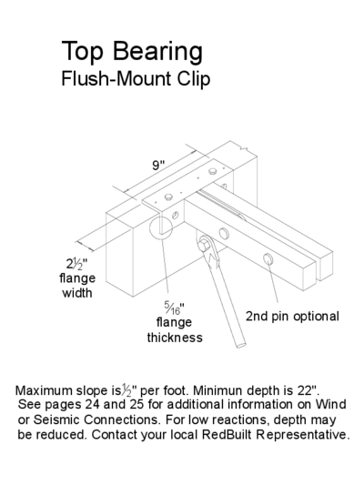 Top Bearing (Flush-Mount Clip) (OW-24) Thumbnail