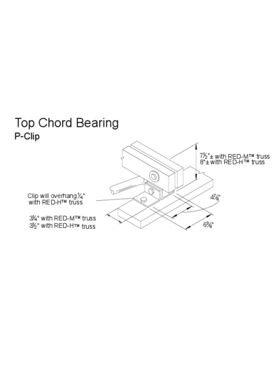 Top Chord Bearing (P-Clip) Thumbnail