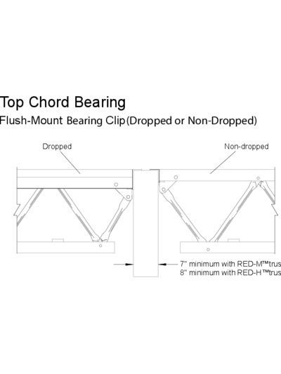 Top Chord Bearing (Flush-Mount Bearing Clip) (OW-46) Thumbnail
