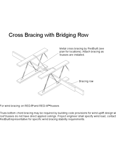 Cross Bracing with Bridging Row Thumbnail