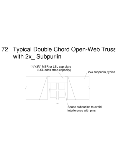 72 Typical Double Chord Open-Web Truss with 2x Subpulin Thumbnail