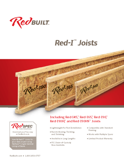 Red-I™ Joists Thumbnail