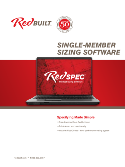 RedSpec™ Product Sizing Software Brochure Thumbnail