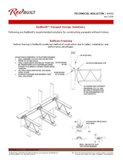 Parapet Assemblies (TB-400) Thumbnail