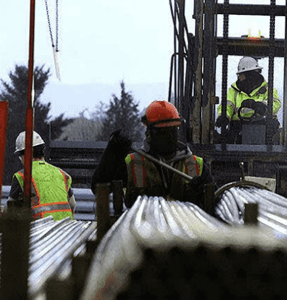 RedBuilt employees work at a manufacturing facility