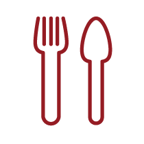 icon of a fork and spoon