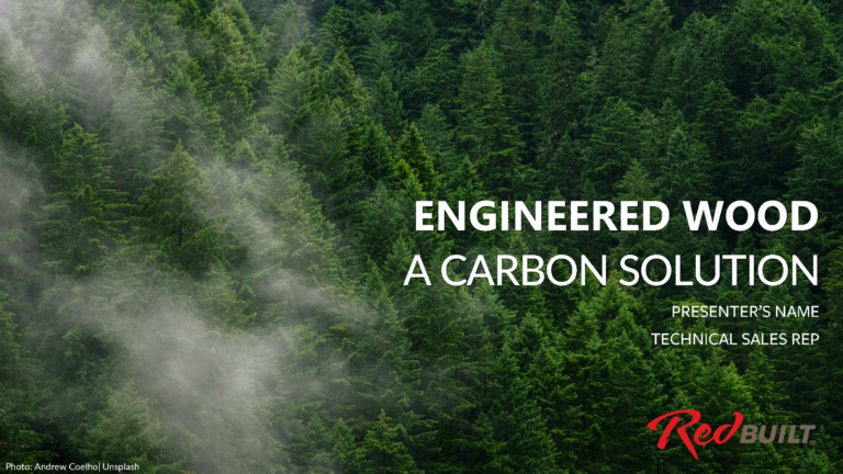 Title slide for EWP Carbon Solution AIA presentation