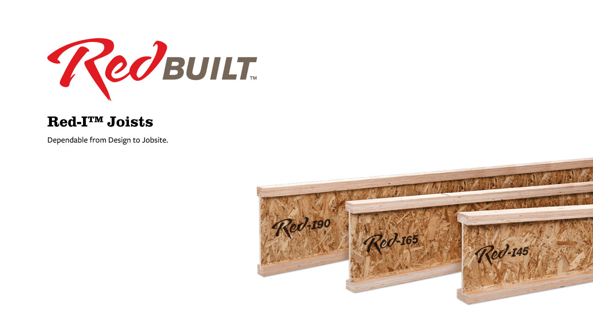 IJoist RedI™ Joists Engineered Wood Roof & Floor Framing